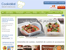 Tablet Screenshot of cookideal.com